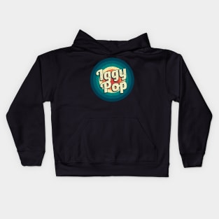 Graphic Iggy Name Retro Vintage Circle Kids Hoodie